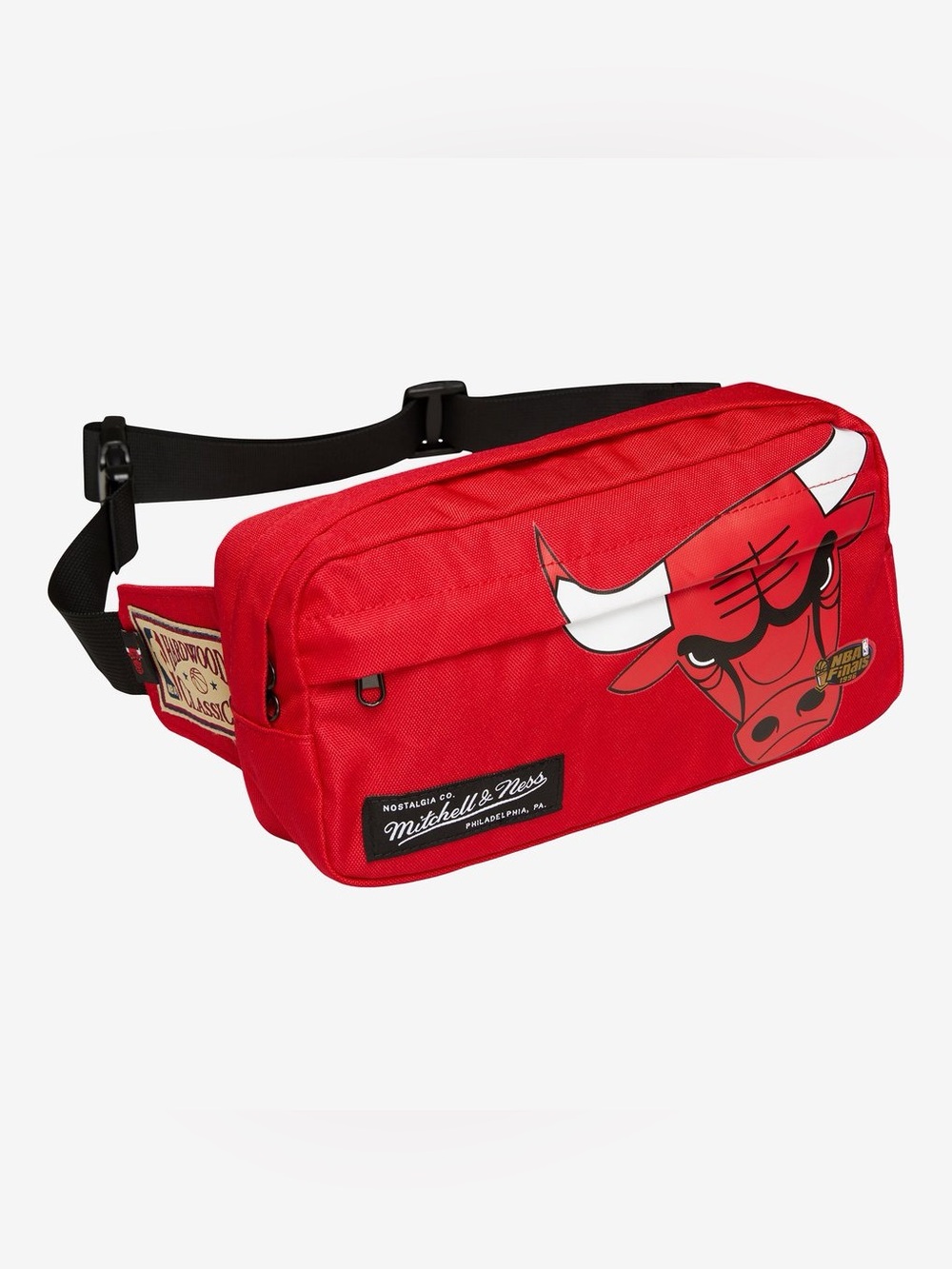Mitchell & Ness Chicago Bulls 1996 NBA Finals Hardwood Classics Fanny Pack Red